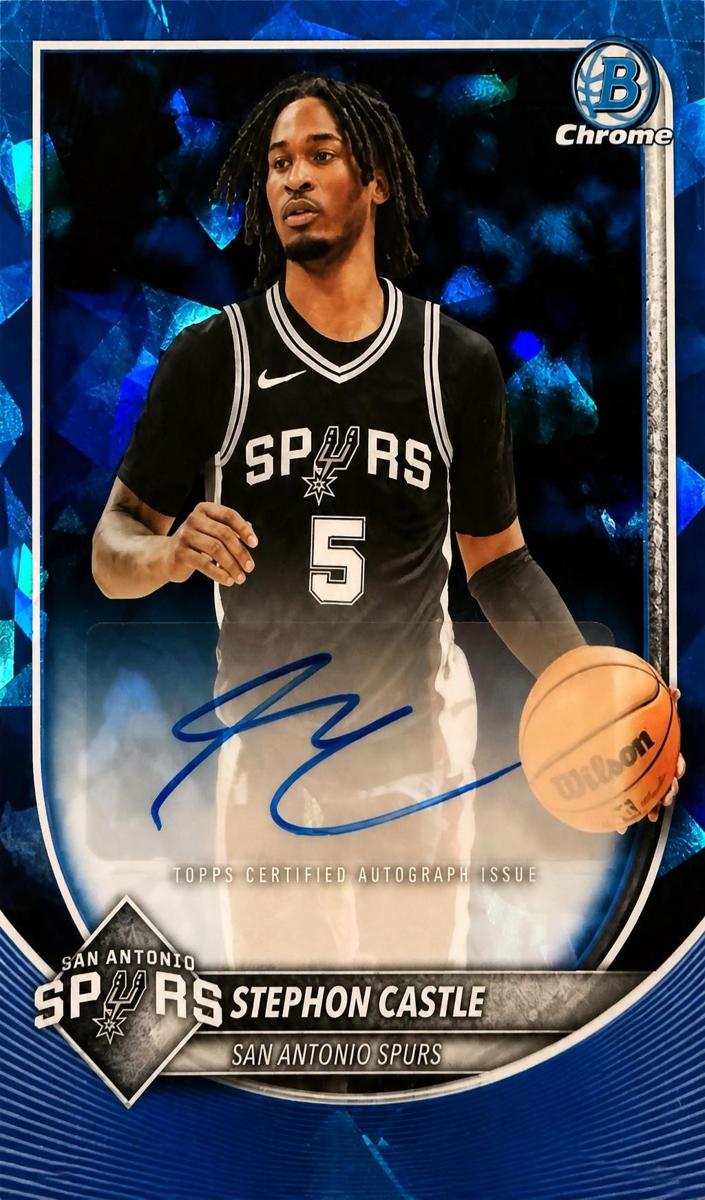2025 Bowman Chrome Sapphire Basketball Stephon Castle #BCA-SC