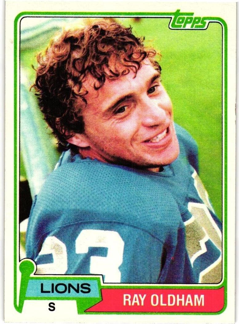 1981 Topps Football Ray Oldham #224