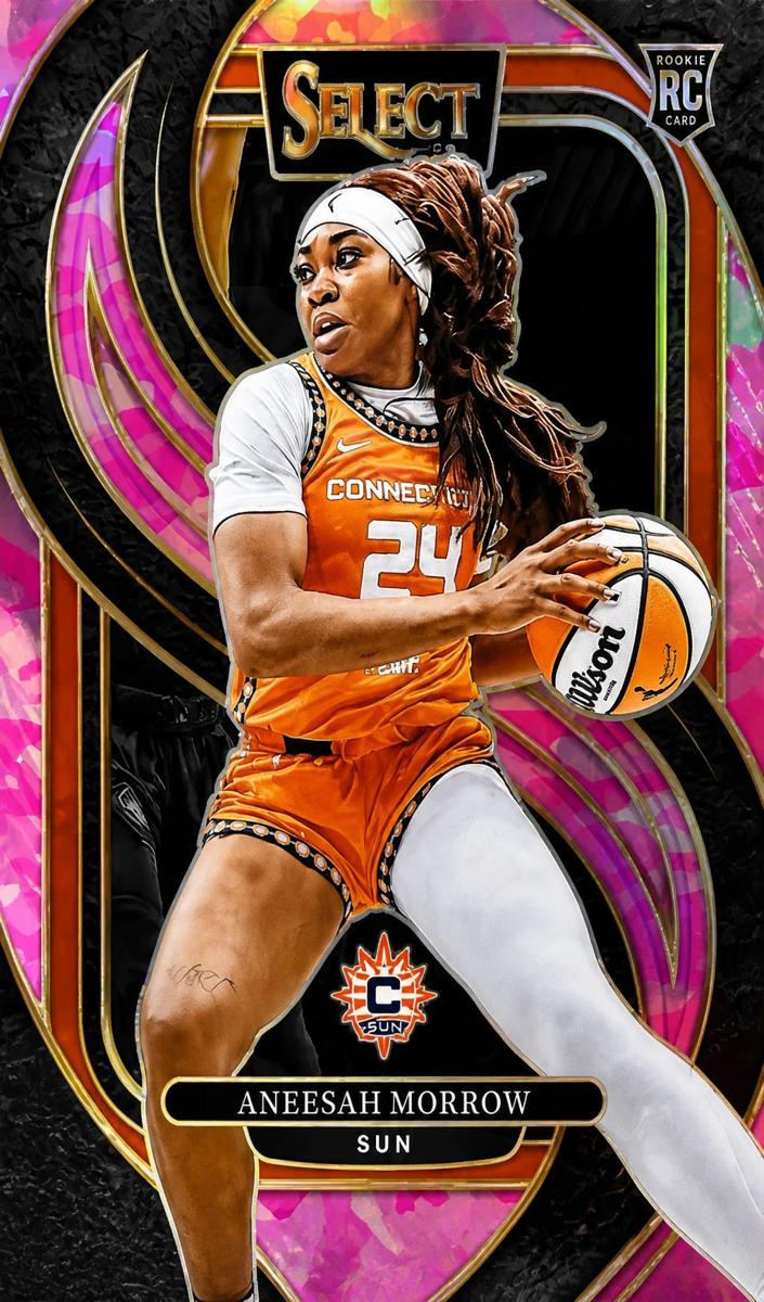 2025 Panini Select WNBA Basketball Pink Camo Aneesah Morrow #176