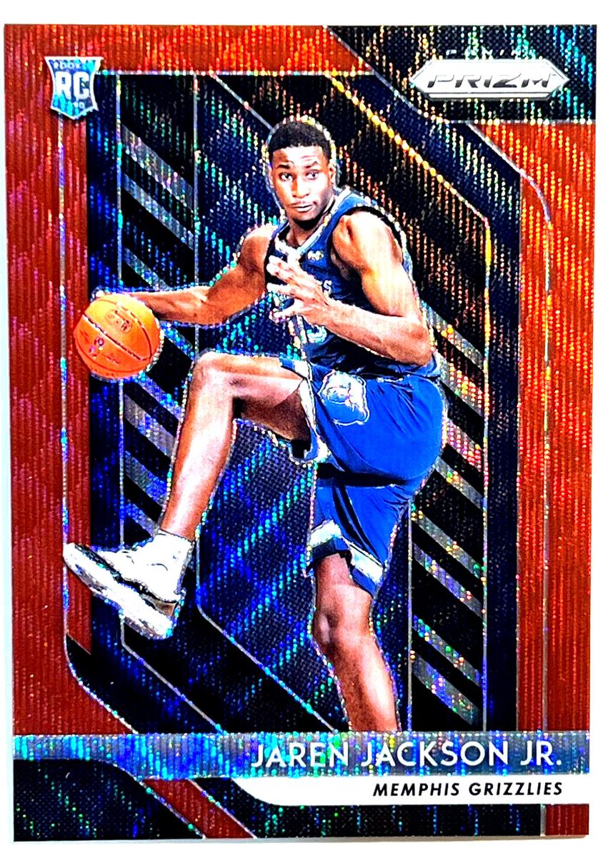2018 Panini Prizm Basketball Ruby Wave Jaren Jackson Jr. #66 PSA 9