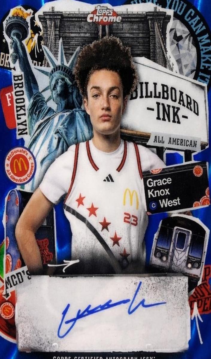 2025 Topps Chrome McDonald's All American Basketball Grace Knox #BI-GK