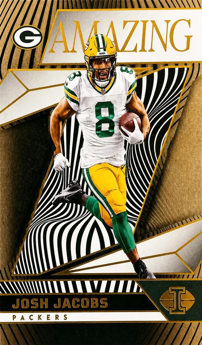 2024 Panini Illusions Football Green Josh Jacobs #13