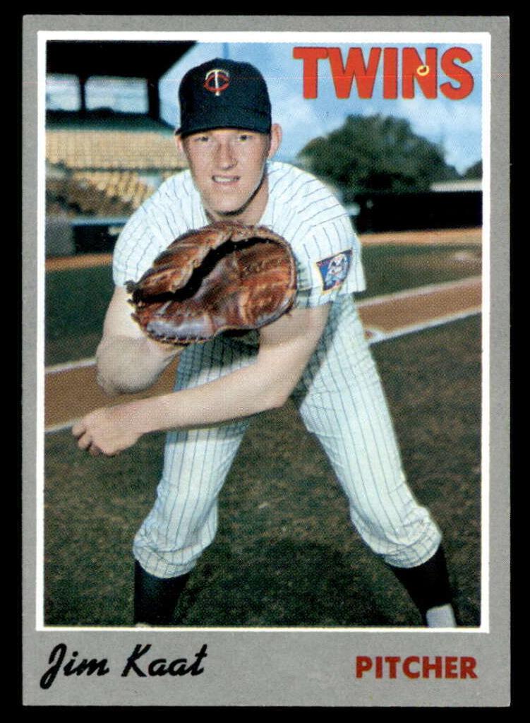 1970 Topps Baseball Jim Kaat #75 PSA 9