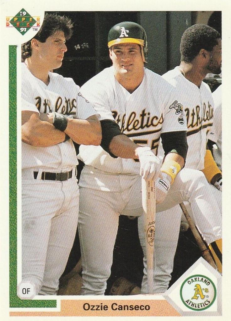 1991 Upper Deck Baseball Ozzie Canseco #146 PSA 8