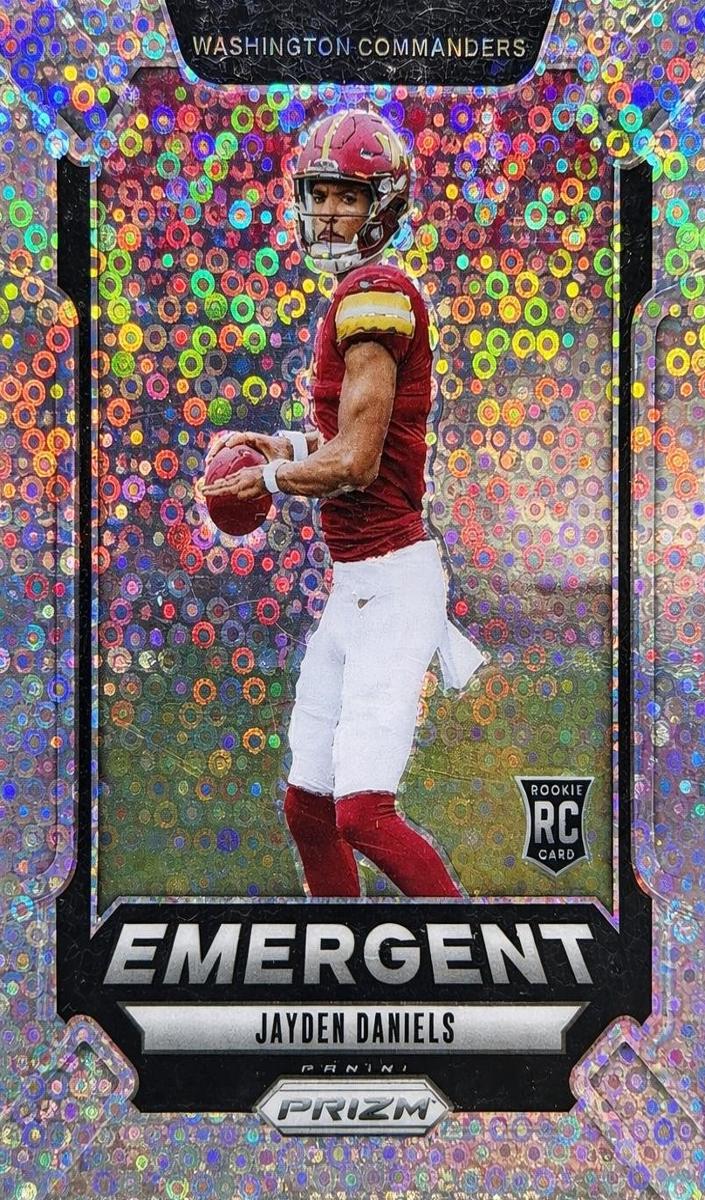 2024 Panini Prizm Football No Huddle Jayden Daniels #2 PSA 9