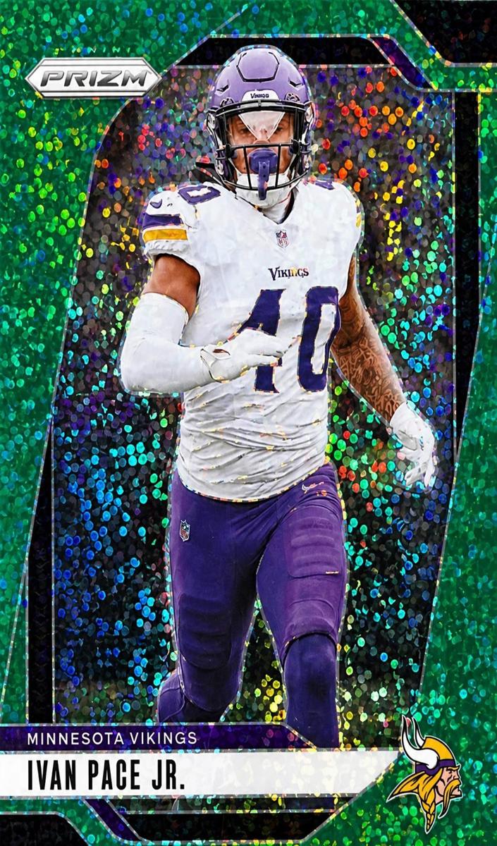 2024 Panini Prizm Football Green Sparkle Ivan Pace Jr. #189