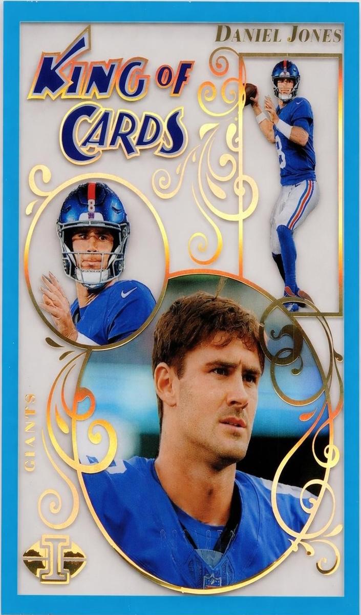 2023 Panini Illusions Football Light Blue Daniel Jones #3