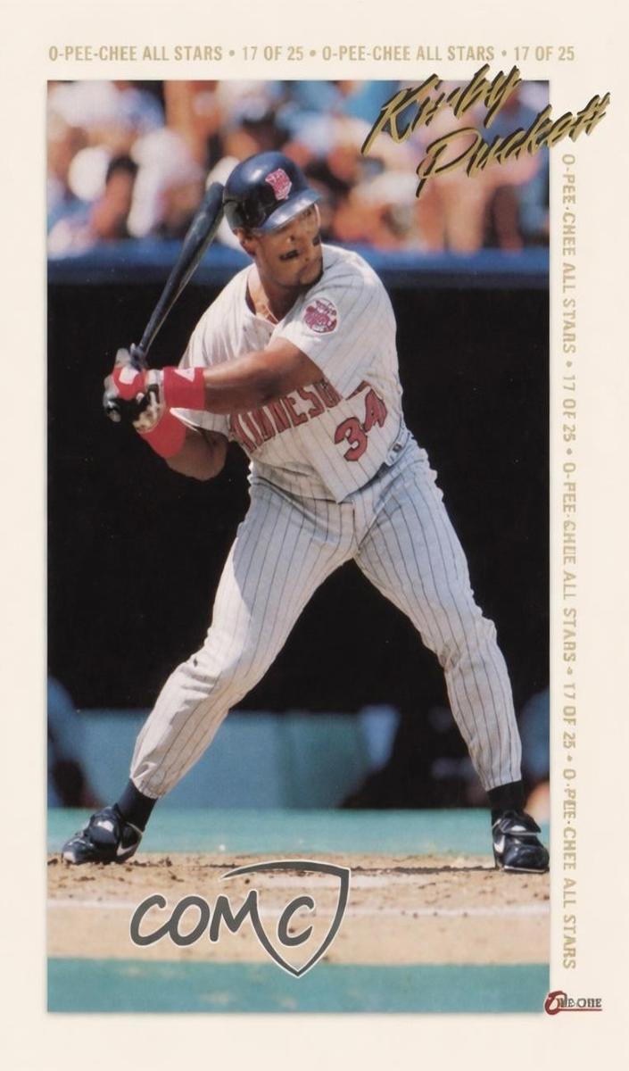 1994 O-Pee-Chee Baseball Kirby Puckett #17 PSA 10
