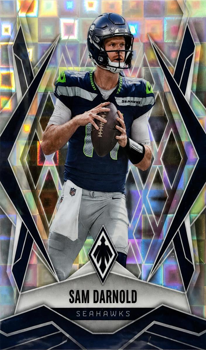 2025 Panini Phoenix Football Silver Pandora Sam Darnold #49