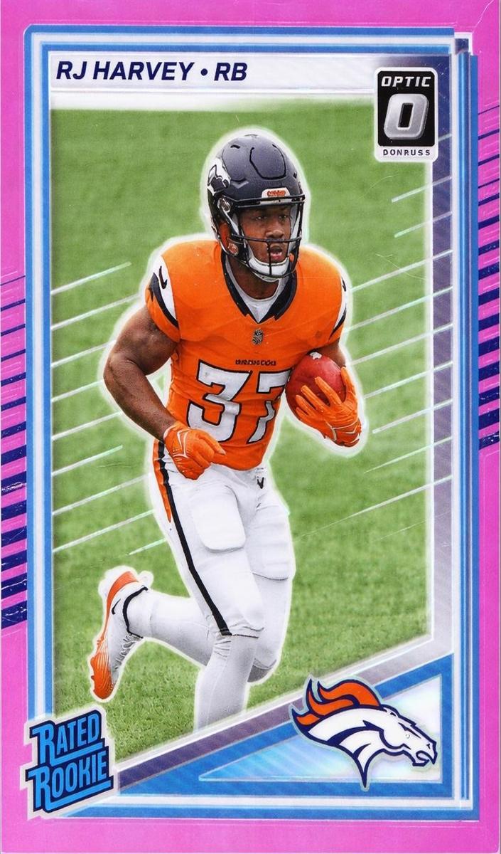 2025 Panini Donruss Football Pink RJ Harvey #312 CGC 9.5