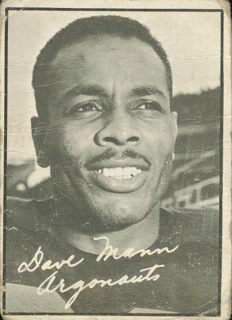 1961 Topps CFL Football Dave Mann #111 PSA 7