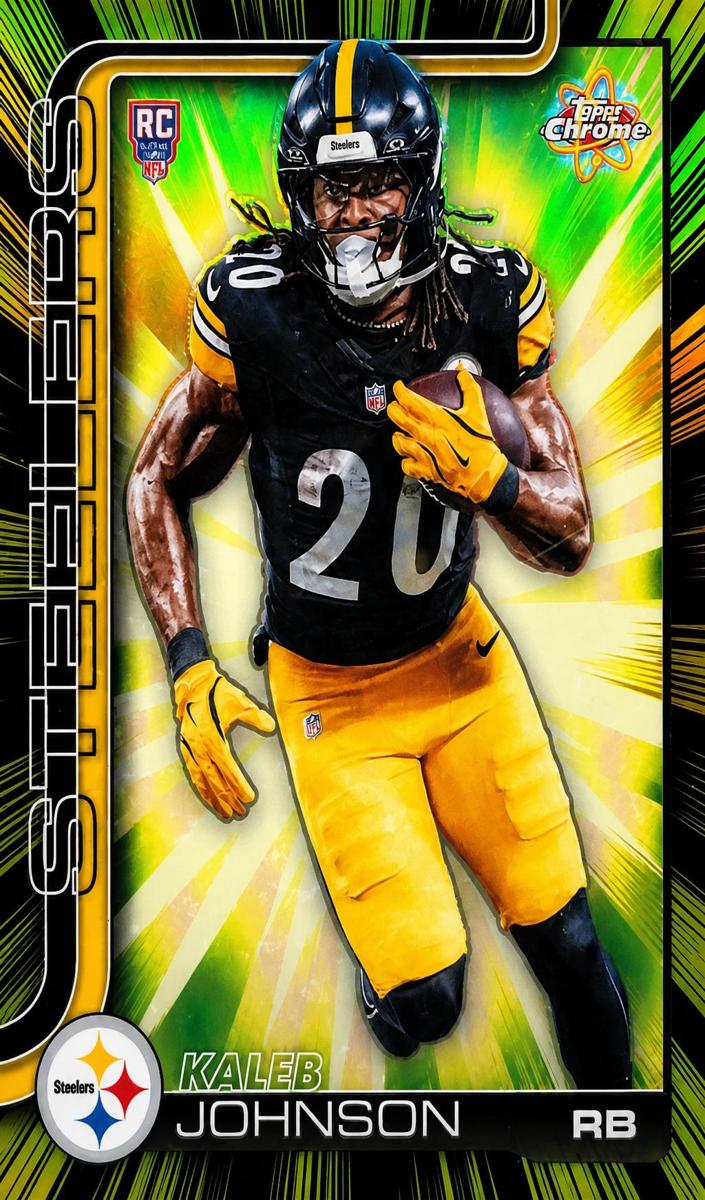 2025 Topps Chrome Football Kaleb Johnson #RR-14