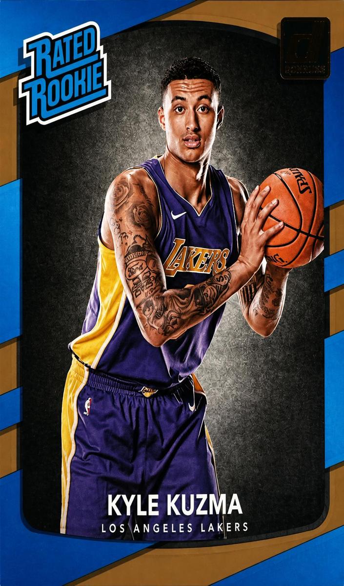 2017 Panini Donruss Basketball Kyle Kuzma #174 PSA 9