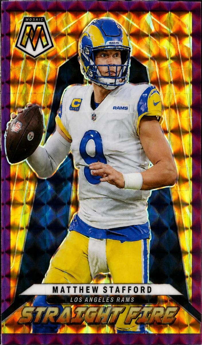 2022 Panini Mosaic Football Purple Matthew Stafford #SF-1