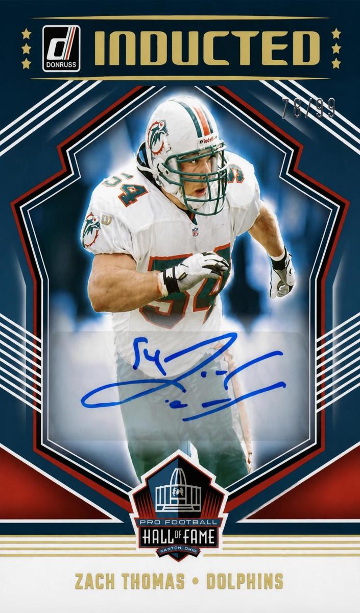 2023 Panini Donruss Football Zach Thomas #I-3 PSA 8.5