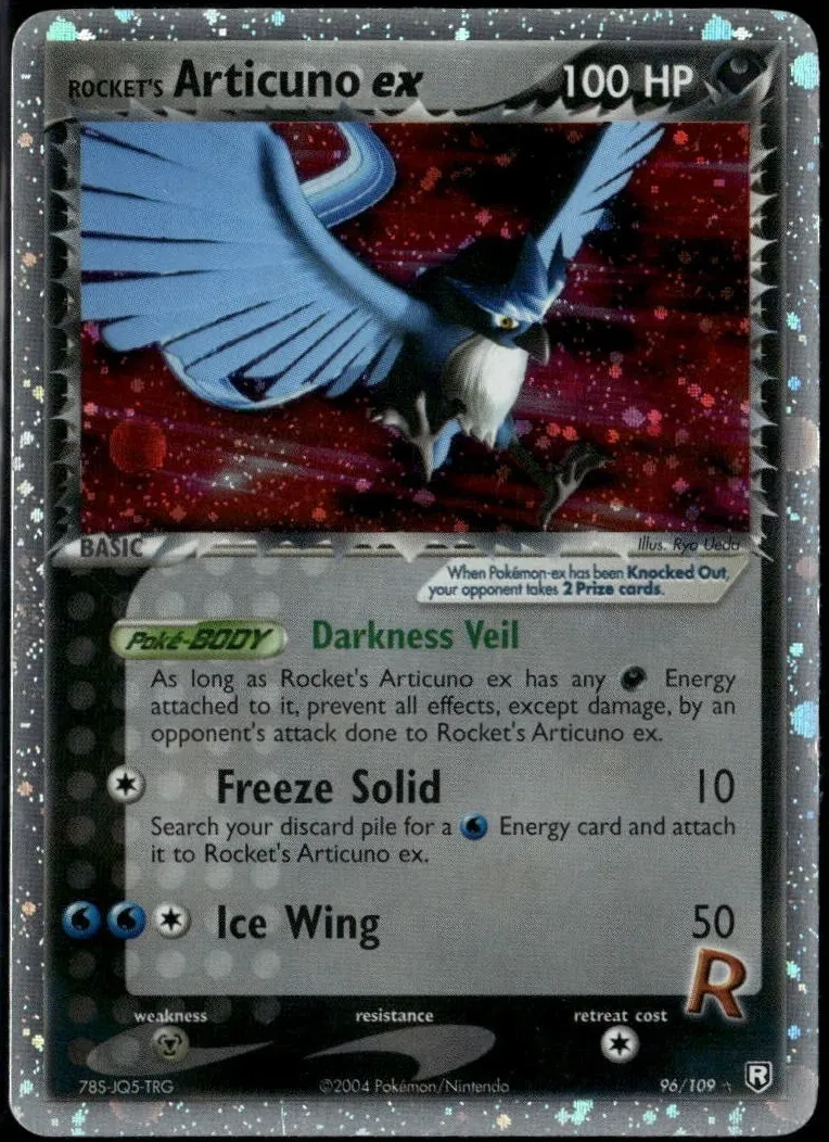 2004 Pokemon EX Team Rocket Returns Rocket's Articuno EX #96