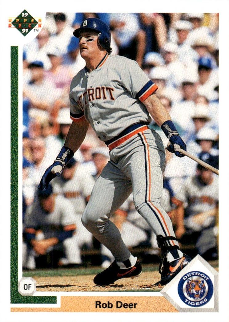 1991 Upper Deck Baseball Rob Deer #726