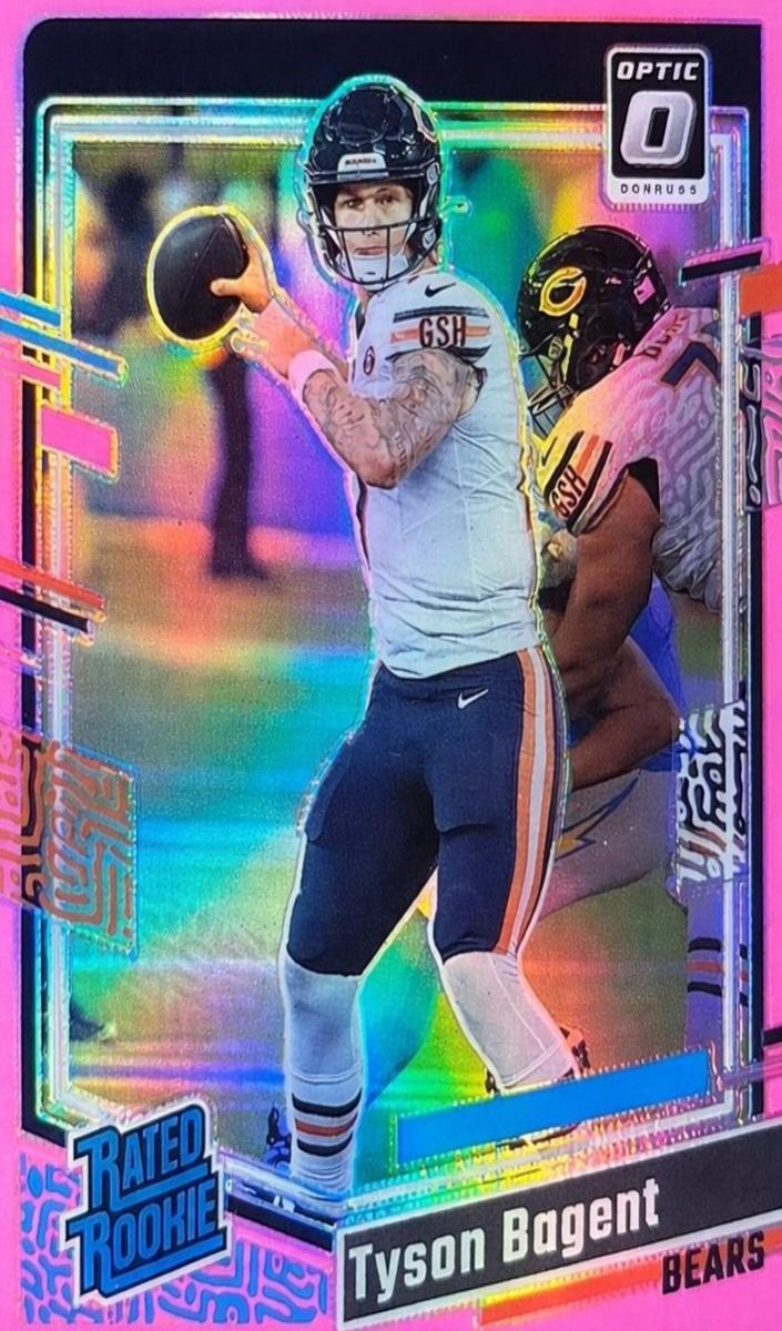 2023 Donruss Optic Football Pink Velocity Tyson Bagent #216