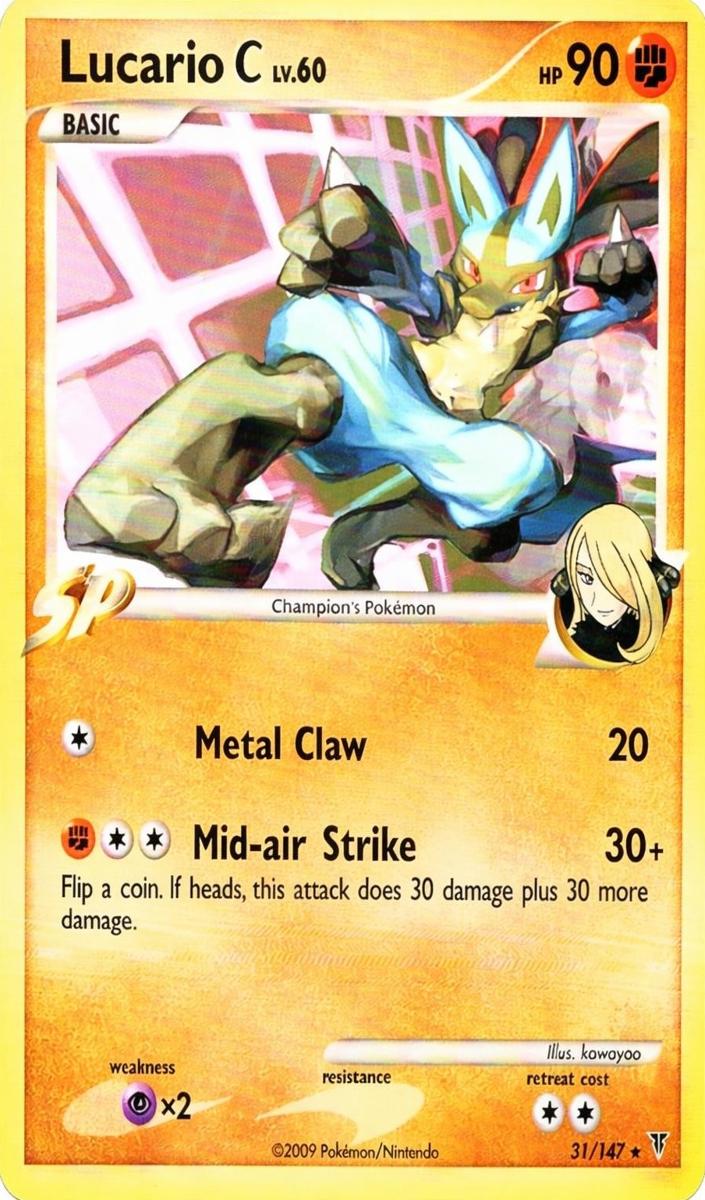 2009 Pokemon Platinum Supreme Victors Lucario C #31