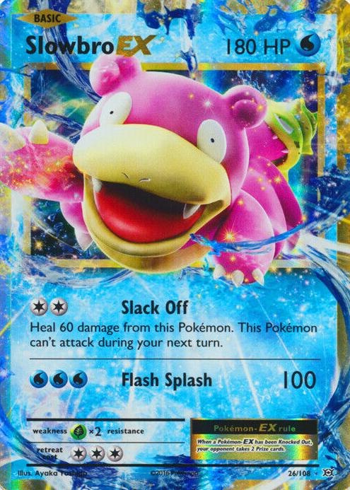 2016 Pokemon XY Evolutions Slowbro #26 PSA 9