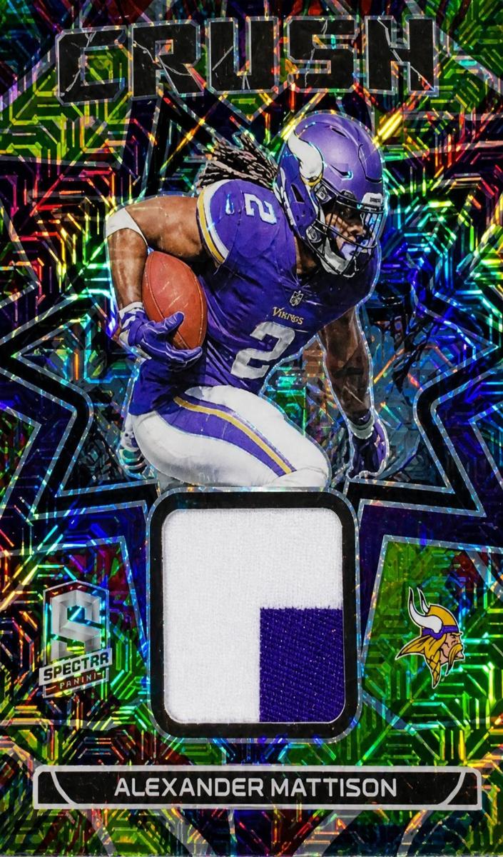 2023 Panini Spectra Football Meta Alexander Mattison #CRU-AMA