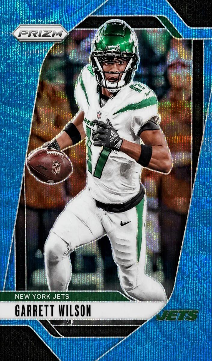 2024 Panini Prizm Football Blue Wave Garrett Wilson #224
