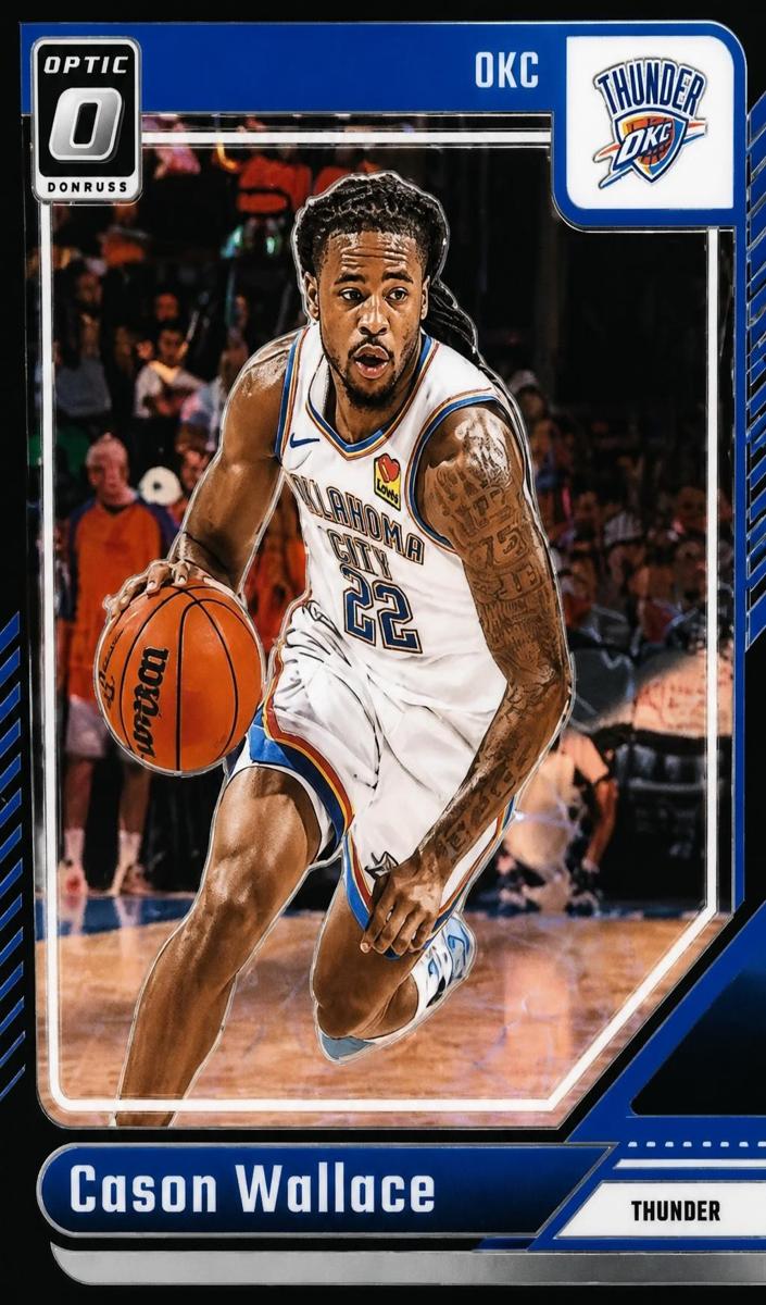2024 Donruss Optic Basketball Black Velocity Cason Wallace #191