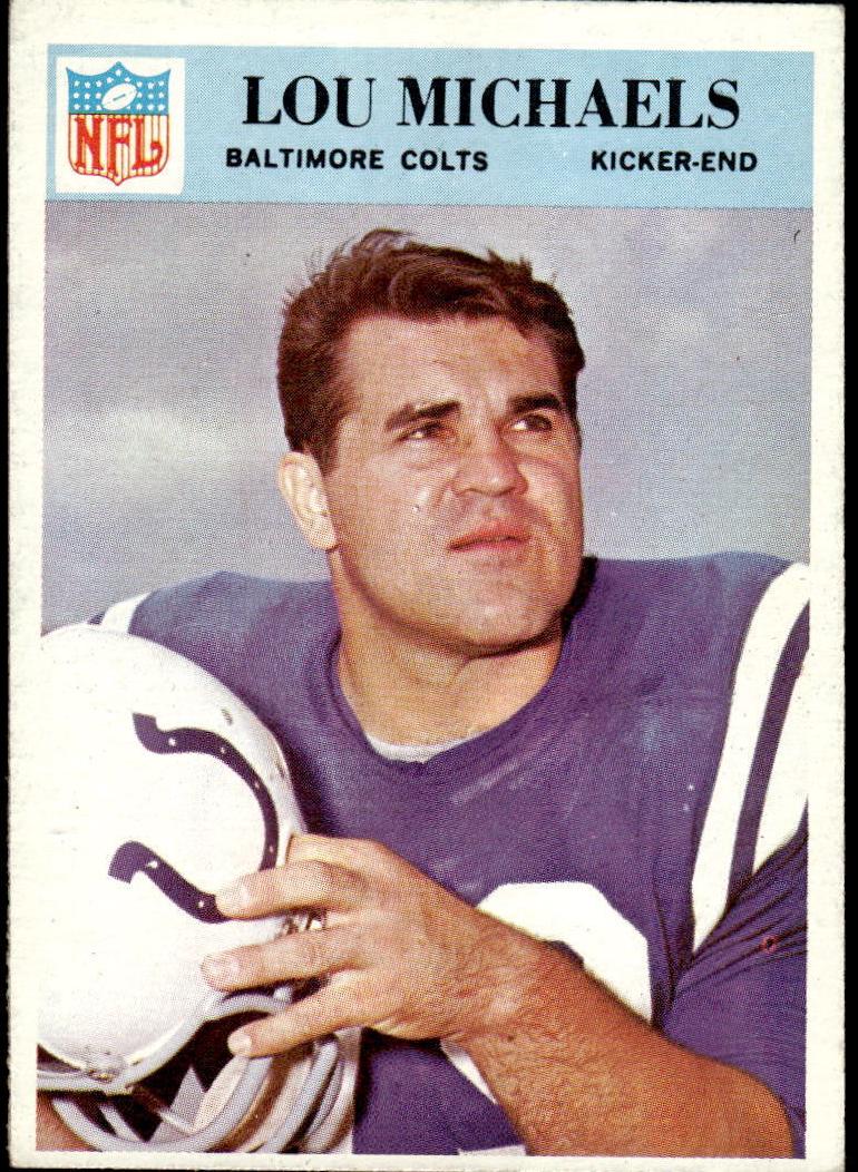 1966 Philadelphia Football Lou Michaels #20