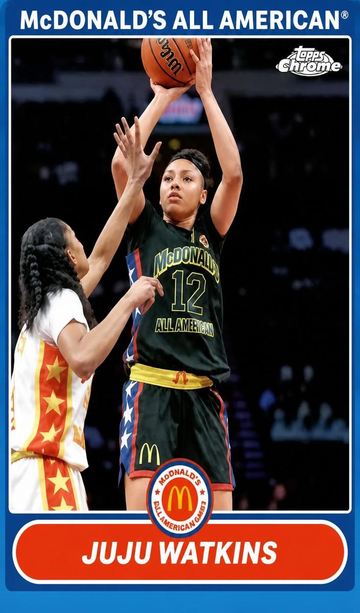 2023 Topps Chrome McDonald's All American Basketball JuJu Watkins #2K7-19 PSA 9