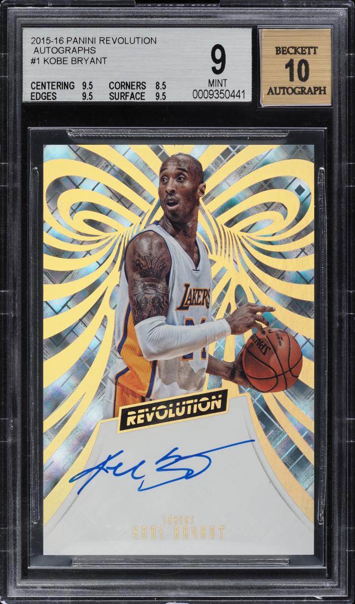 2015 Panini Revolution Basketball Kobe Bryant #1 BGS 9