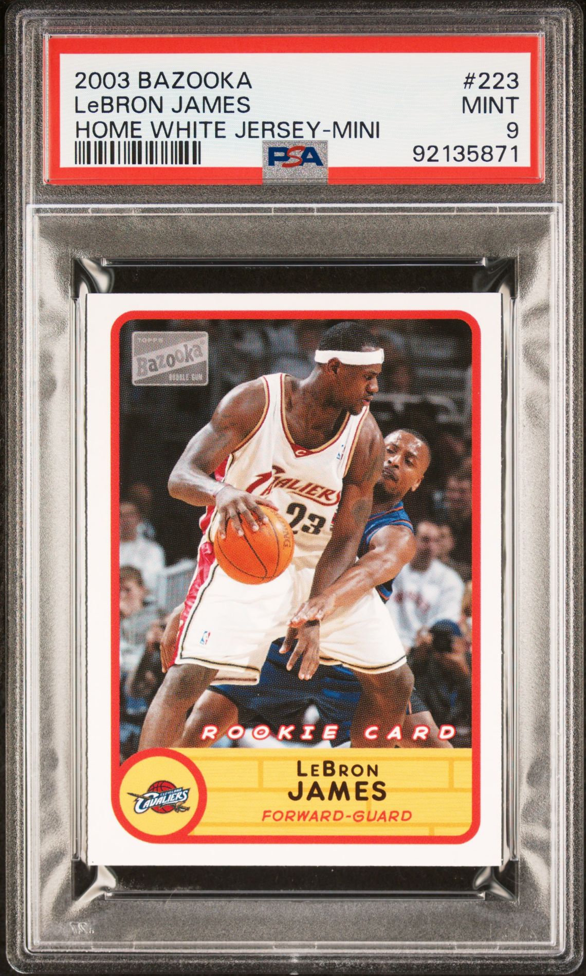 2003 Topps Bazooka Basketball Mini Lebron James #223B