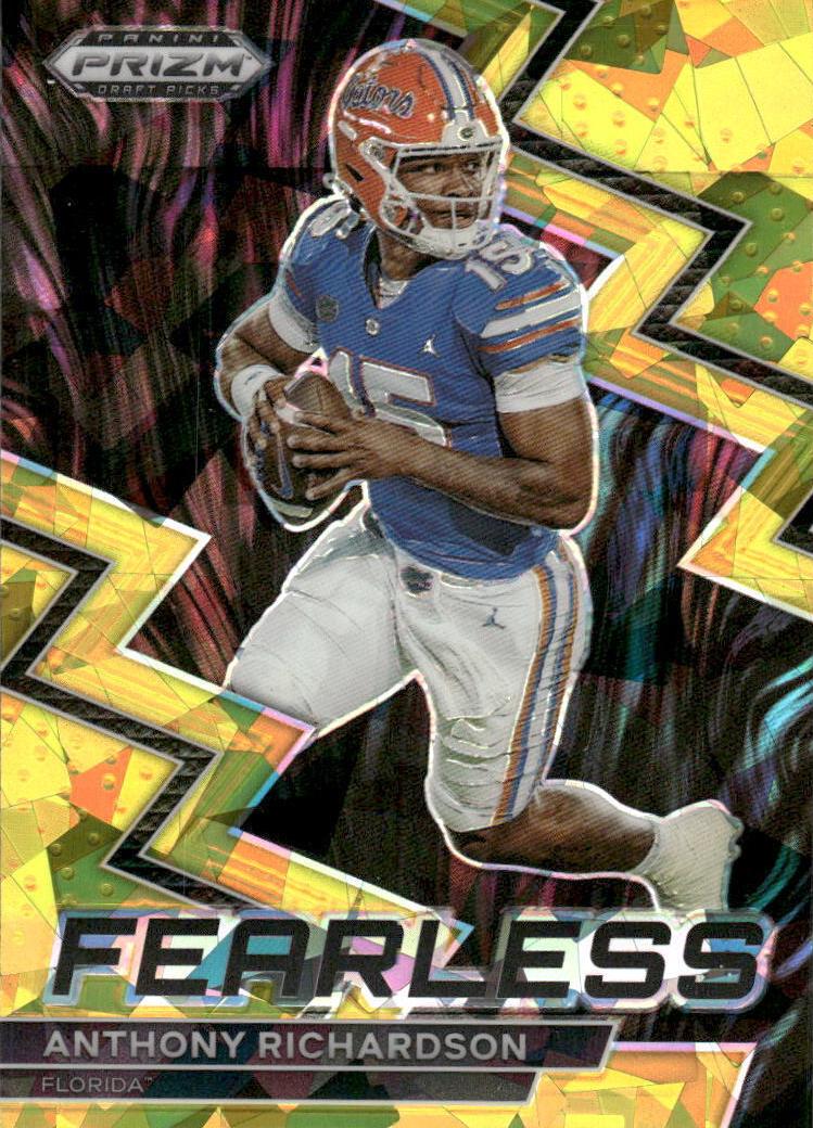 2023 Panini Prizm Draft Picks Football Gold Ice Anthony Richardson #F-19 CGC 10