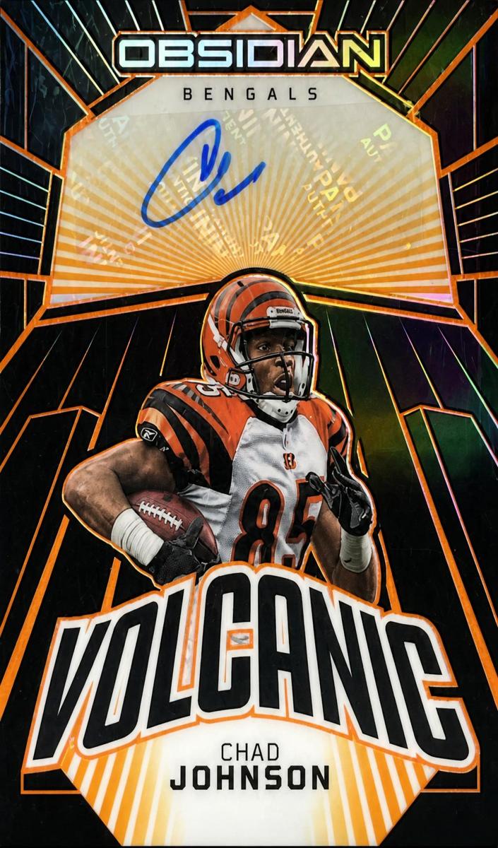 2023 Panini Obsidian Football Electric Etch Orange Chad Johnson #VS-CJO