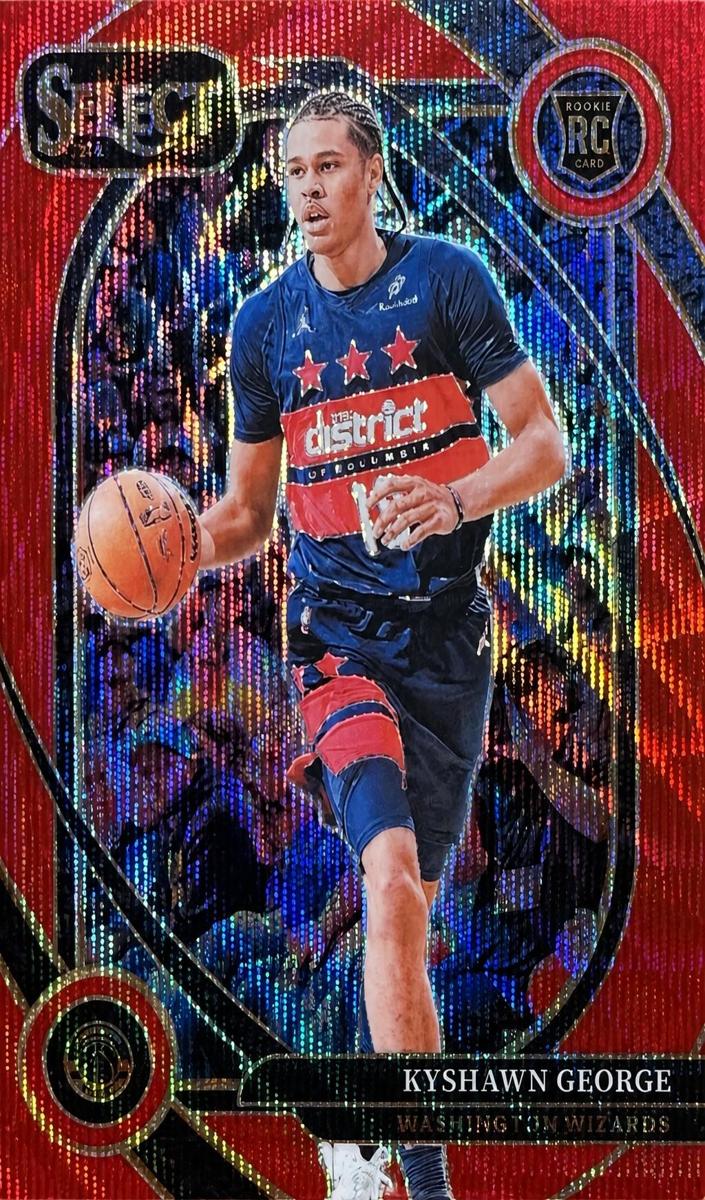 2024 Panini Select Basketball Red Wave Kyshawn George #285