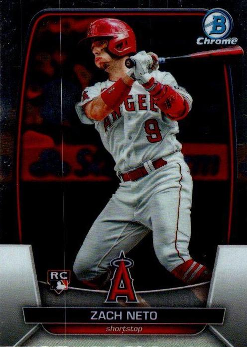 2023 Bowman Chrome Baseball Zach Neto #64