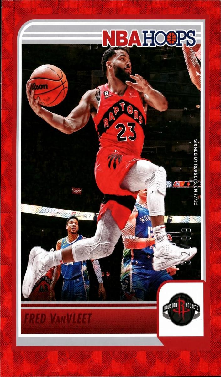 2023 Panini Hoops Basketball Hyper Red Fred VanVleet #222
