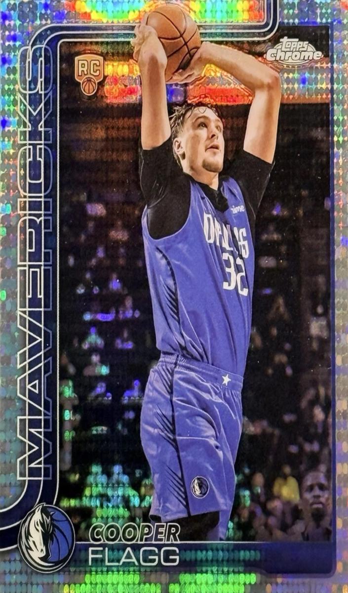 2025 Topps Chrome Basketball Pulsar Refractor Cooper Flagg #251