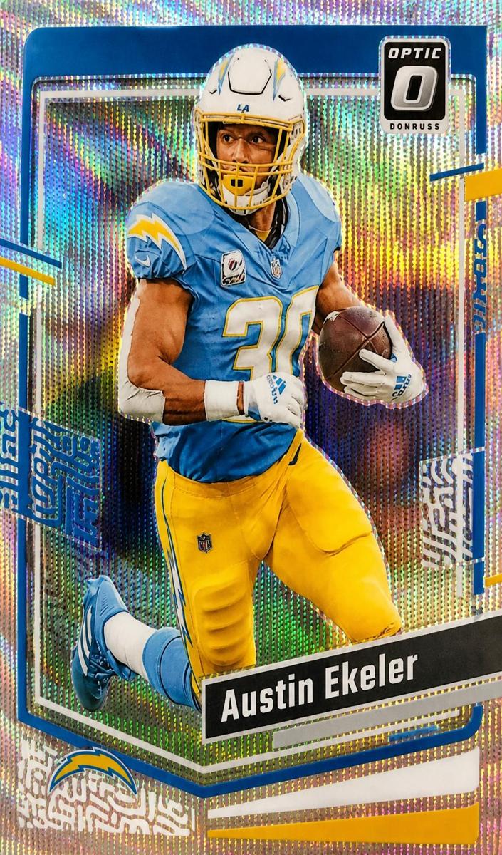 2023 Donruss Optic Football Wave Austin Ekeler #101