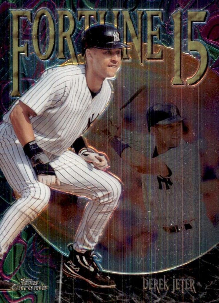 1999 Topps Chrome Baseball Derek Jeter #FF3 PSA 9