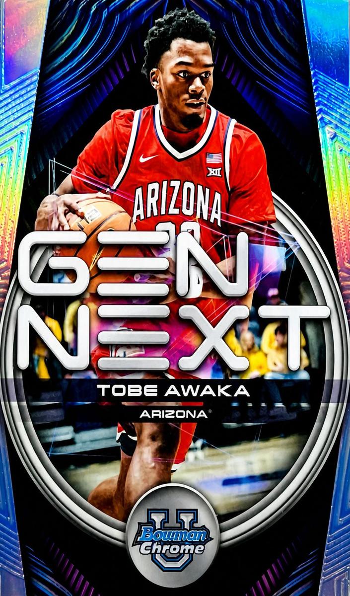 2025 Bowman Basketball Refractor Tobe Awaka #GN-22