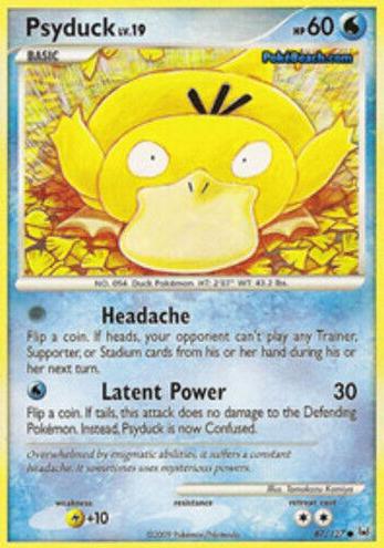 2009 Pokemon Platinum Psyduck #87