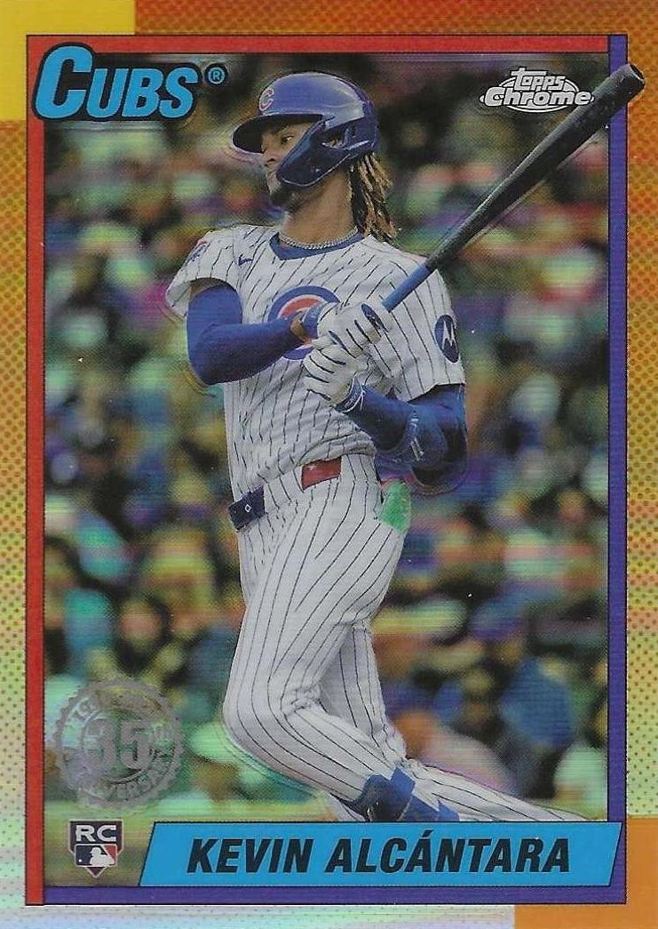 2025 Topps Chrome Baseball Kevin Alcantara #90CB-14 PSA 8