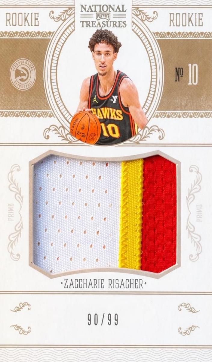 2024 Panini National Treasures Basketball 2010 Zaccharie Risacher #151