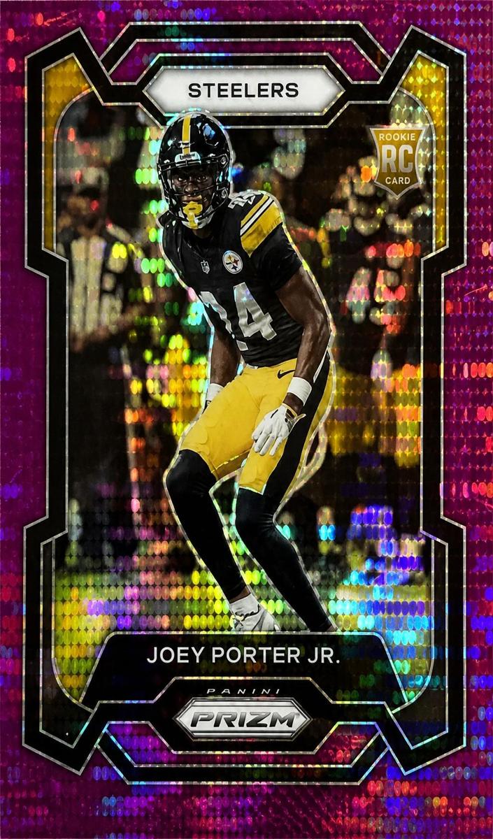 2023 Panini Prizm Football Purple Power Joey Porter Jr. #386