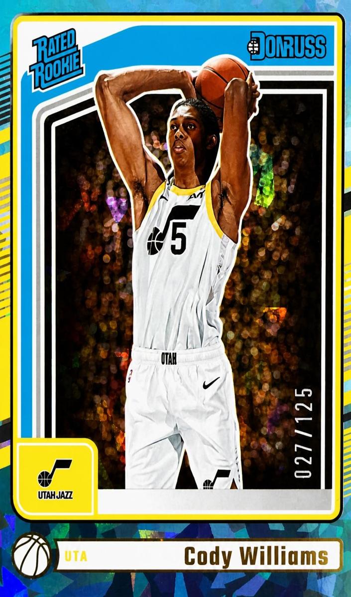2024 Panini Donruss Basketball Crystals Cody Williams #230