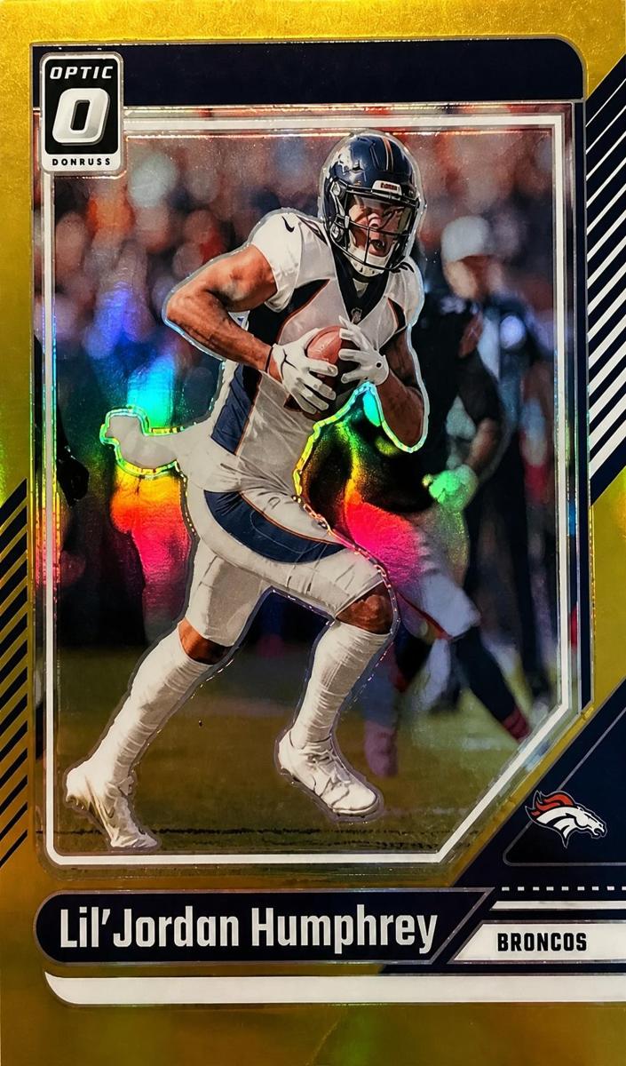 2024 Donruss Optic Football Gold Lil'Jordan Humphrey #60