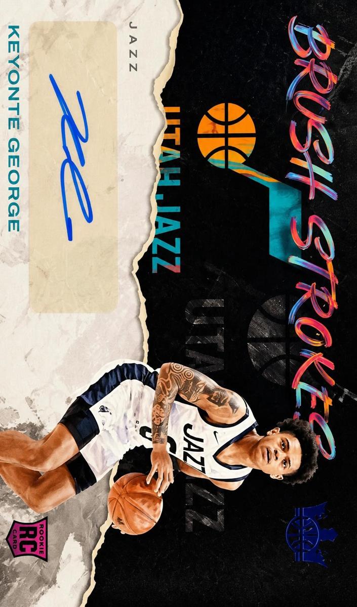 2023 Panini Court Kings Basketball Sapphire Keyonte George #BR-KEY