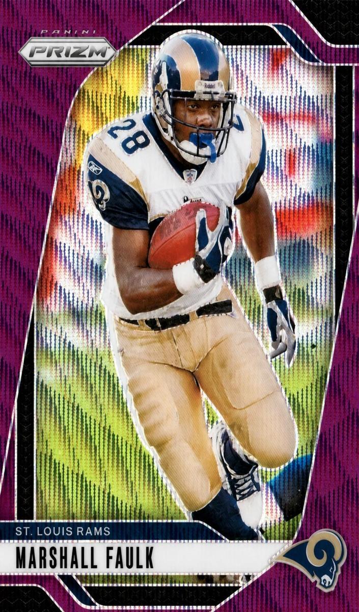 2024 Panini Prizm Football Purple Wave Marshall Faulk #299