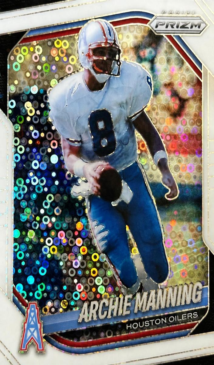 2025 Panini Prizm Football White Disco Archie Manning #166