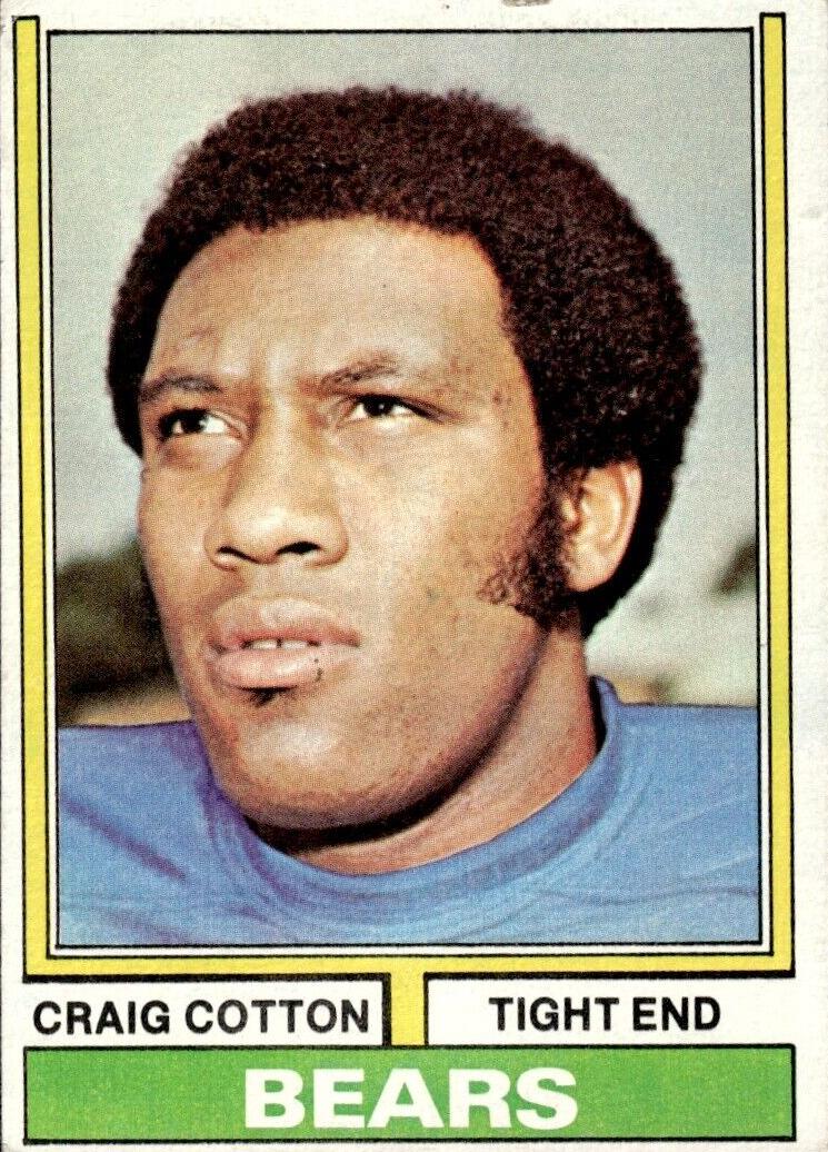 1974 Topps Football Craig Cotton #418 PSA 9